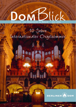 Juli 2015 - Berliner Dom