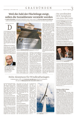 Bündner Tagblatt, 19.11.2015