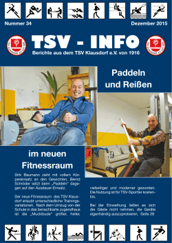 TSV Info Nr. 34
