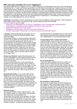 Tagebuch Schreibstil
