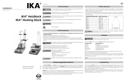 IKA® Heizblock IKA® Heating block