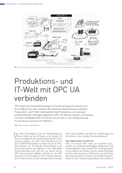 Produktions- und IT-Welt mit OPC UA verbinden