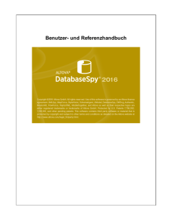 Altova DatabaseSpy 2016