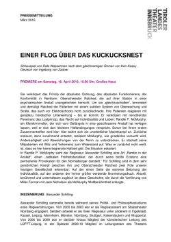 Einer flog &uuml;ber das Kuckucksnest