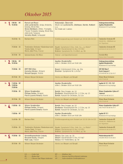 Oktober 2015 - Musikverein