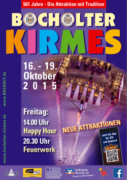 16. - 19. Oktober 2 0 1 5