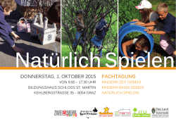 donnerstag, 1. oktober 2015 fachtagung