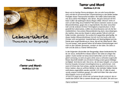 Terror und Mord