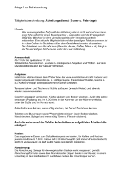Betriebsordnung (12.10.2015) – Anlage 1