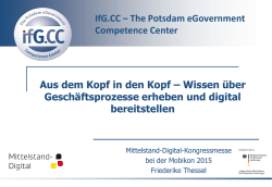 IfG.CC &ndash; The Potsdam eGovernment