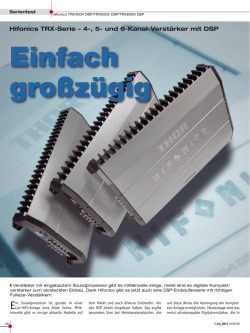 Einfach gro&szlig;z&uuml;gig - Audio Design GmbH