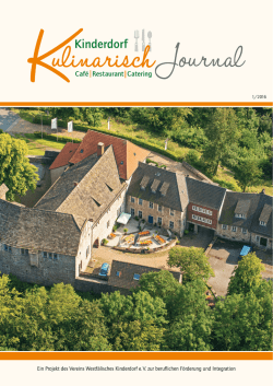 Ein Projekt des Vereins Westf&auml;lisches Kinderdorf eV zur beruflichen