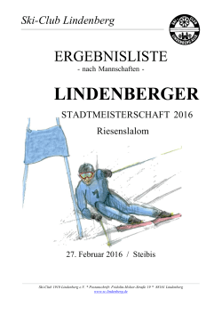 Mannschaften - Skiclub Bodensee eV