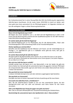 Info-Blatt Einf&uuml;hrung der Gelb-Rot-Sperre in S&uuml;dbaden