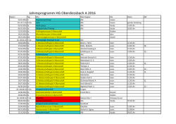 Jahresprogramm A 2016