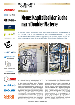 Neues Kapitel bei der Suche nach Dunkler Materie