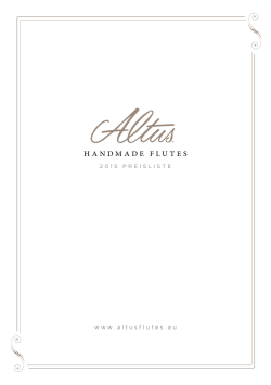 ALTUS Preisliste