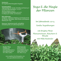 Yoga & die Magie der Pflanzen