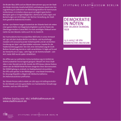 Jetzt herunterladen - Stadtmuseum Berlin