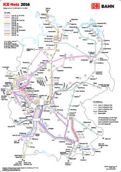 ICE Netz 2016 - BahnStatistik.de
