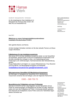 IU Rundschreiben Gas 01 2015 E-Mailadresse f&uuml;r