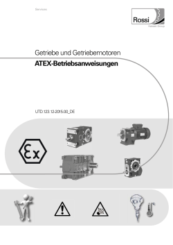 Getriebe und Getriebemotoren ATEX