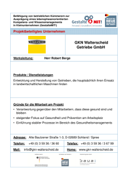 GKN Walterscheid Getriebe GmbH