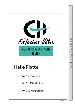 Helle Platte - Erlacher H&ouml;he