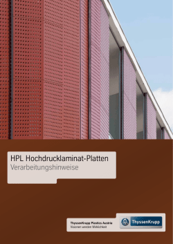 HPL Hochdrucklaminat