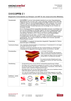 SWISSPFB Produktdatenblatt