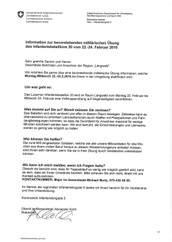 Flugblatt Militär