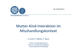 Prof. Dr. Eva Möhler: «Mutter-Kind