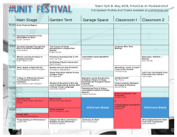 Program 2015 - unit Festival