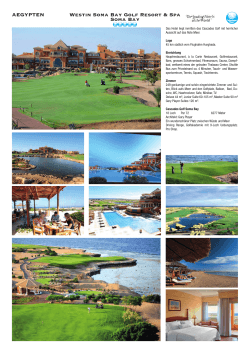 AEGYPTEN Westin Soma Bay Golf Resort & Spa Soma Bay