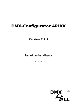 DMX-Configurator 4PIXX