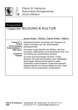 Jonas Krebs - Violine, Tobias Krebs - Gitarre - kirche