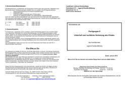 Infoflyer "Unterhalt und rechtliche Vertretung des Kindes"