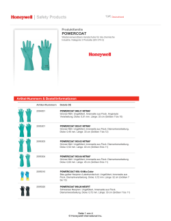 powercoat - Honeywell Safety Products