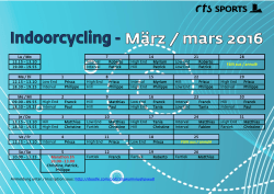 Indoor Cycling M&auml;rz