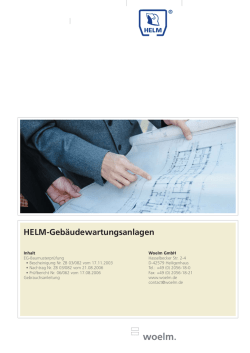 HELM-Gebäudewartungsanlagen