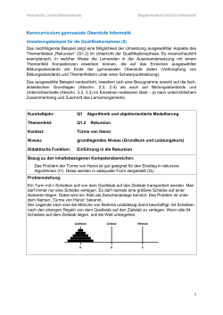 Umsetzungsbeispiel Informatik, Qualifikationsphase (2) ( PDF / 132