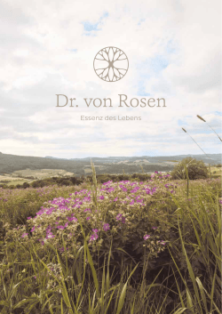 Dr. von Rosen – Essenz des Lebens