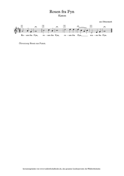 Rosen fra Fyn - Waldorf Schullieder