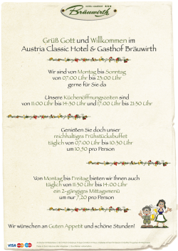 Gr&uuml;&szlig; Gott und Willkommen im Austria Classic Hotel & Gasthof