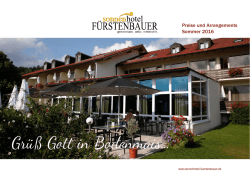 Gr&uuml;&szlig; Gott in Bodenmais