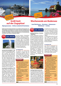 Gr&uuml;&szlig; Gott auf der Zugspitze! Gr&uuml; Wochenende am Bodensee