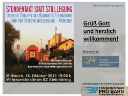 Gr&uuml;&szlig; Gott und herzlich willkommen!