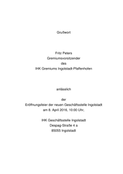 Gru&szlig;wort_Peters_Er&ouml;ffnungsfeier