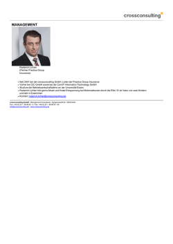 Roderich Lichter - crossconsulting