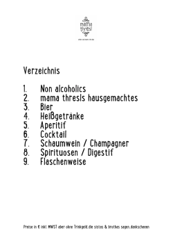 kannst du schon mal einen Blick auf unsere Barkarte